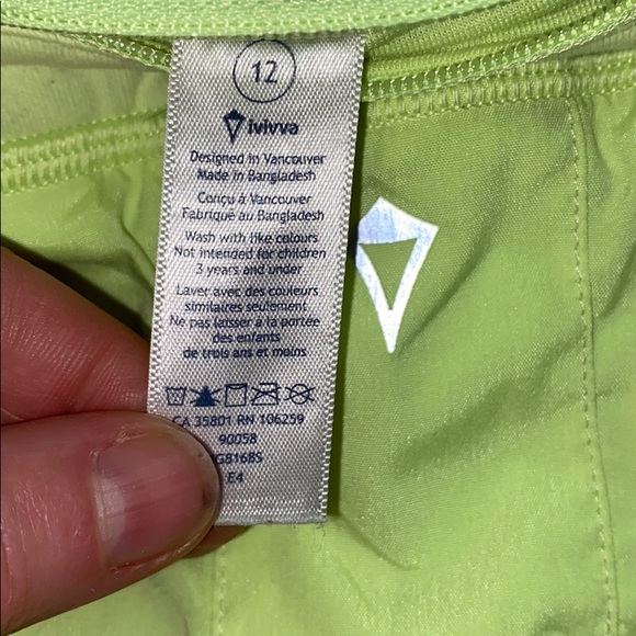 Ivivva Neon Yellow Skort 12 - Picture 4 of 4